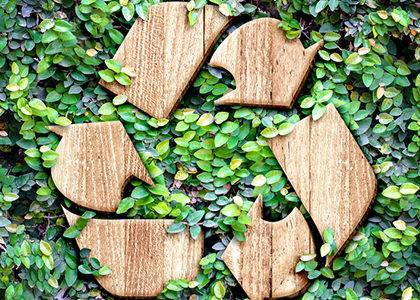 Recycling process Recycling of natural polymers