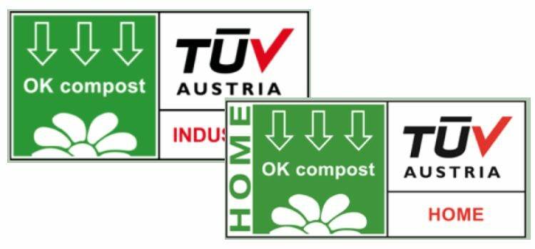 OK Compost TÜV Siegel | NaKu - Aus Natürlichem Kunststoff OK Compost Siegel