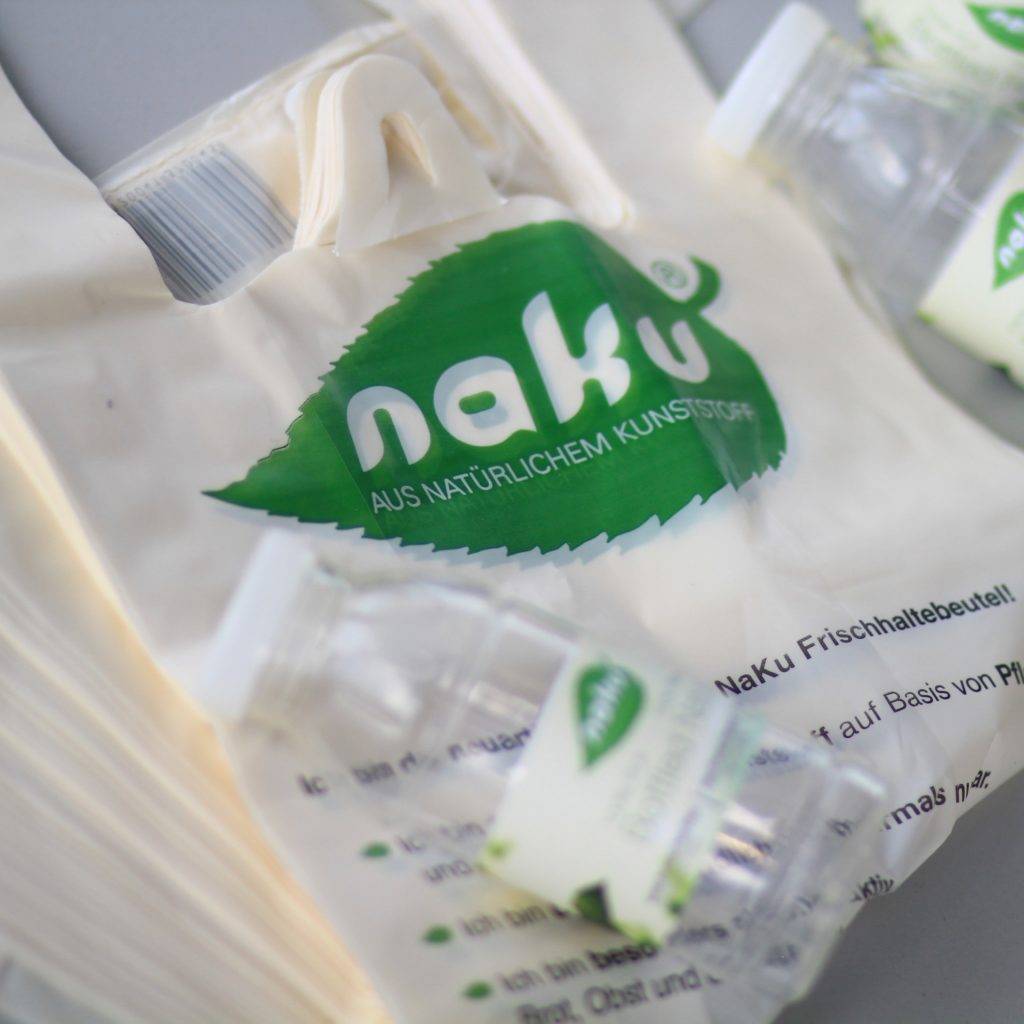 NaKu plastic bags made from bioplastics