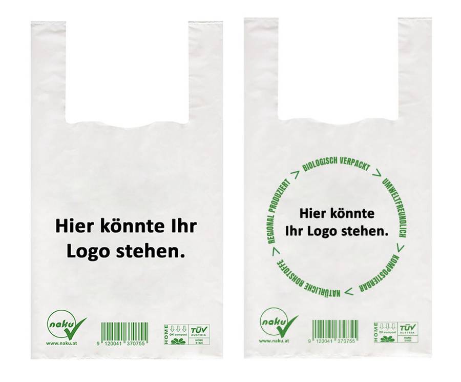 Ihr idealer WErbeträger. Das Biosackerl aus nachwachsenden Rohstoffen