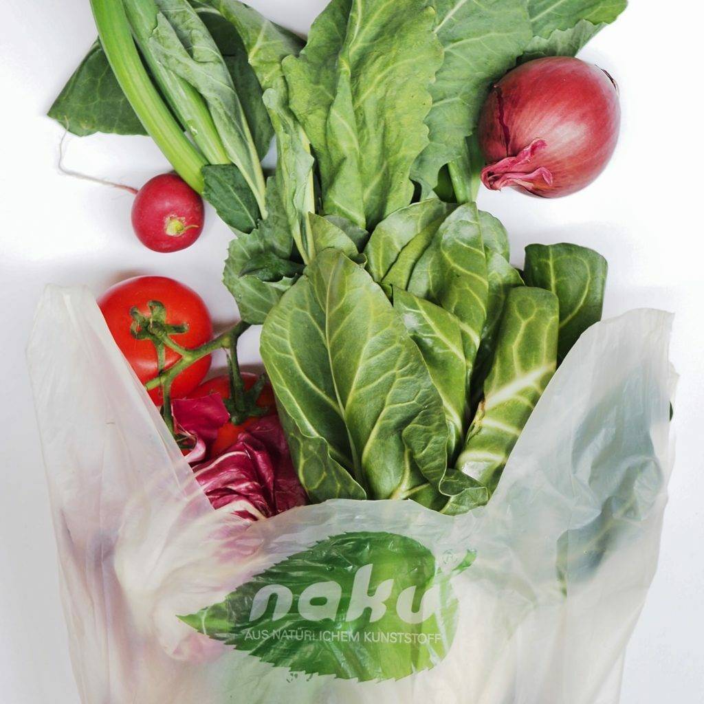 Organic bags made from bioplastics