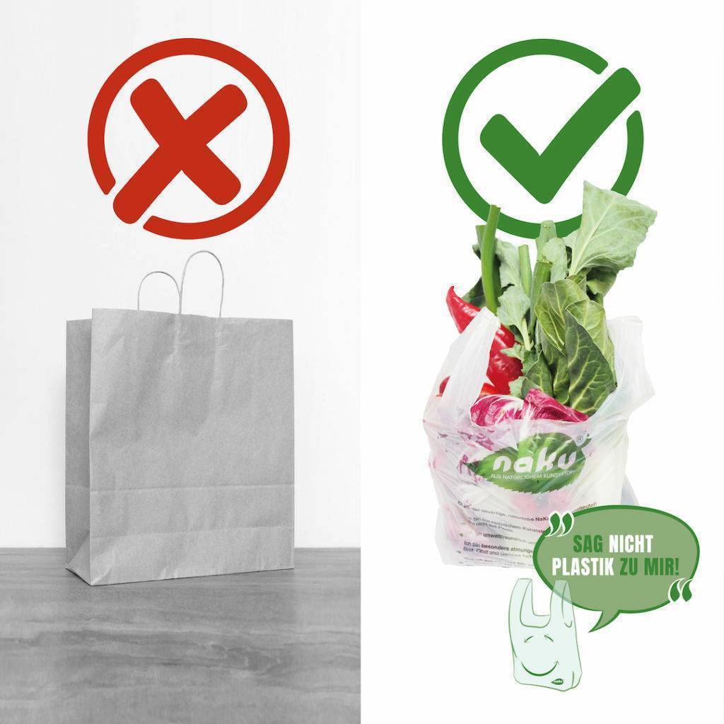 Paper bags versus organic bags