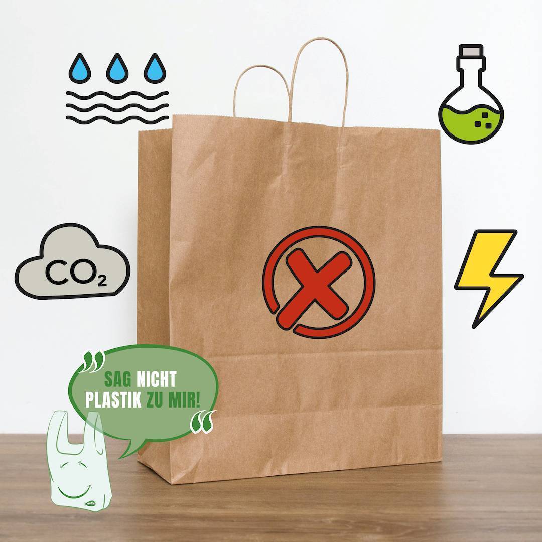 Weshalb Plastik besser als Papier ist Besser als Papier - Biosackerl aus nachwachsenden Rohstoffen