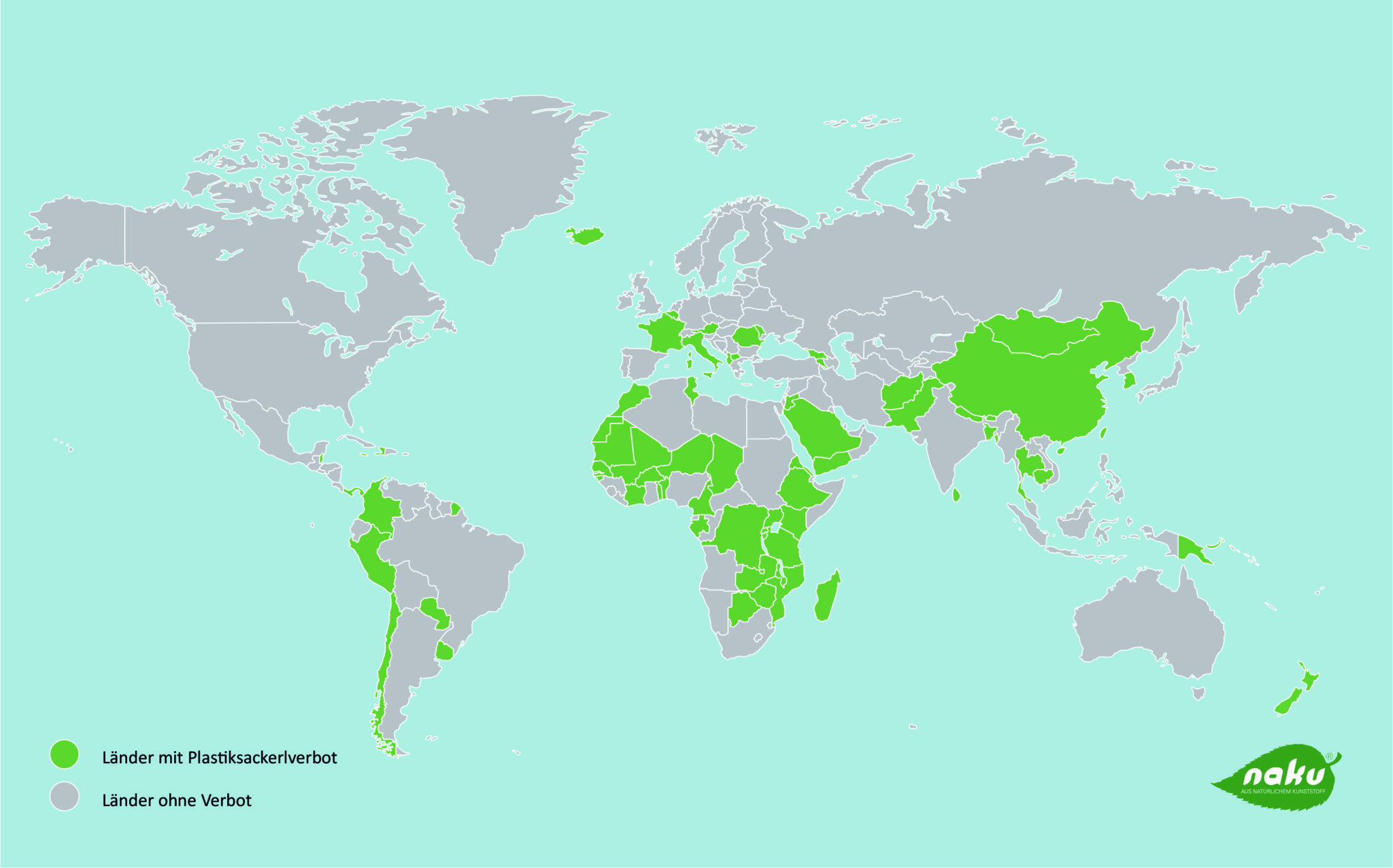 Das Plastiksackerlverbot international