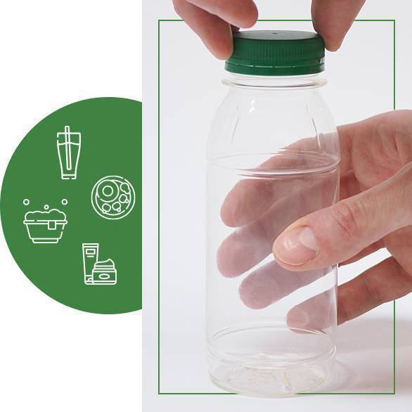 NaKu Bio-Flasche aus pflanzlichen Rohstoffen - PLA-Flasche