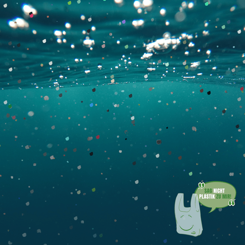 microplastics in the sea