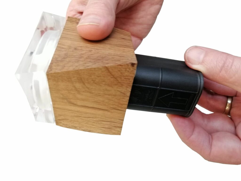 The replacement cartridge made of bioplastics for natural cosmetics from freemee cosmetics