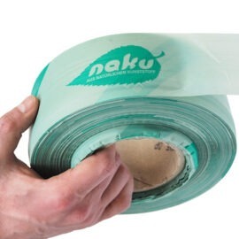 NaKu Absperrband aus Biokunststoff - zu 100% biologisch abbaubar NaKu Absperrband aus Biokunststoff - zu 100% biologisch abbaubar