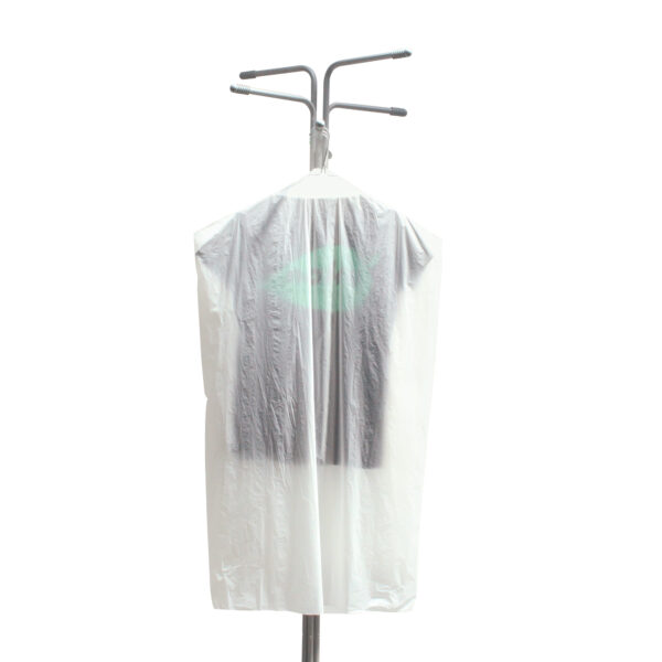 Kleidersack für Textilreinigungen und Putzereien aus Biokunststoff