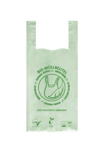 NaKu organic garbage bags made of bioplastic. Compostable & recyclable.