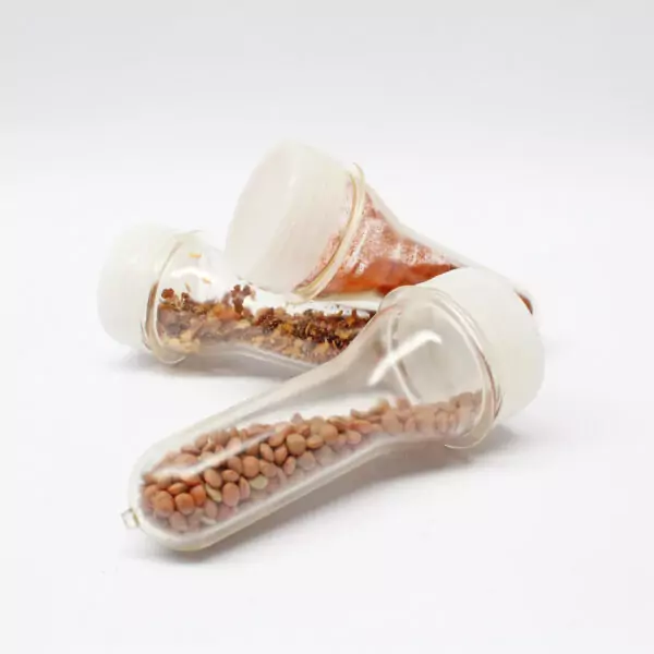 Bio-Reagenzglas/Bio-Proberöhrchen HD aus PLA/Biokunststoff aus nachwachsenden, pflanzlichen Rohstoffen.