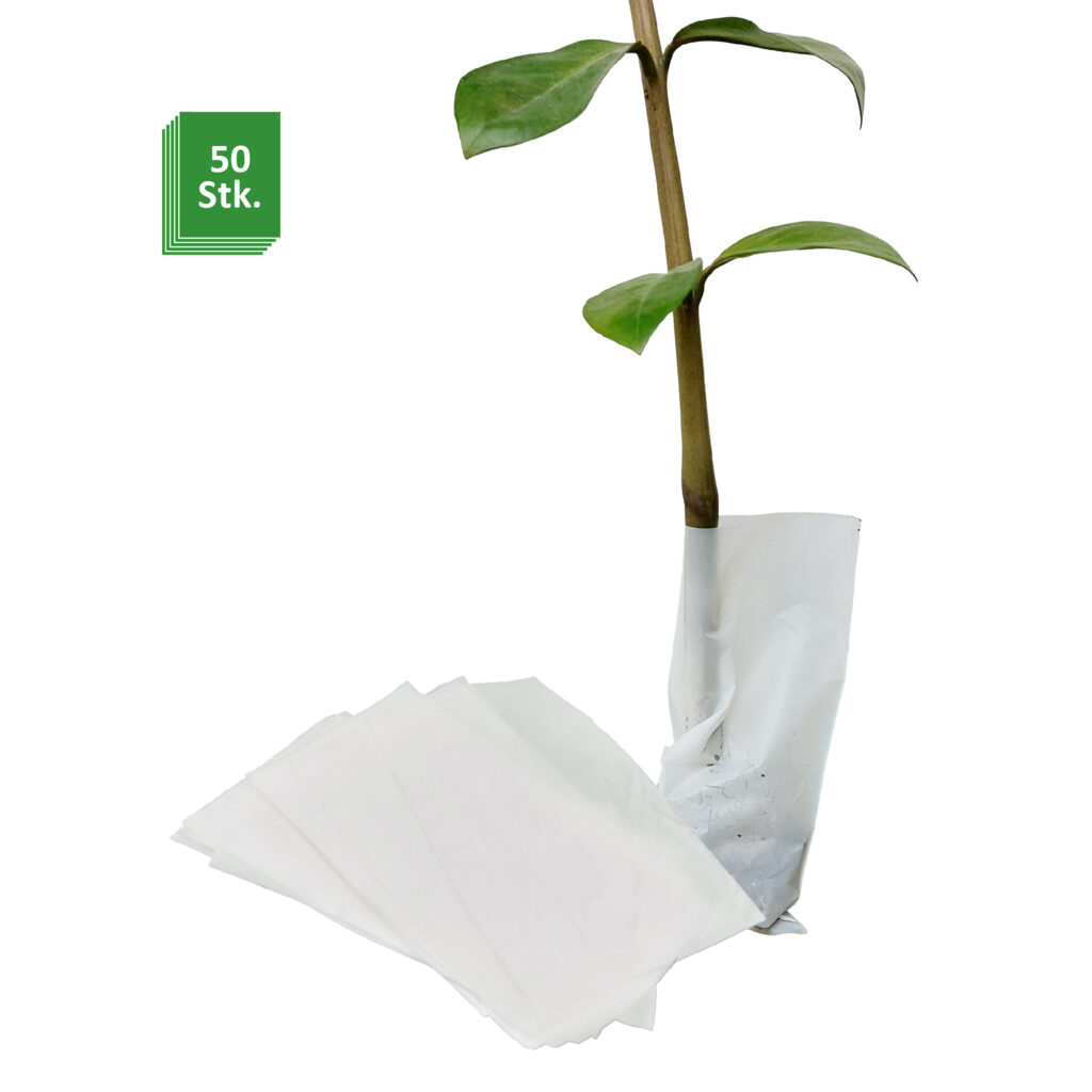 NaKu organic plant bag made of bioplastic. Compostable & recyclable.