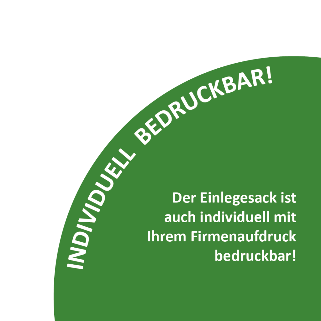 Bio-Einlegesack aus Biokunststoff für Ihre Biokiste individuell bedruckbar