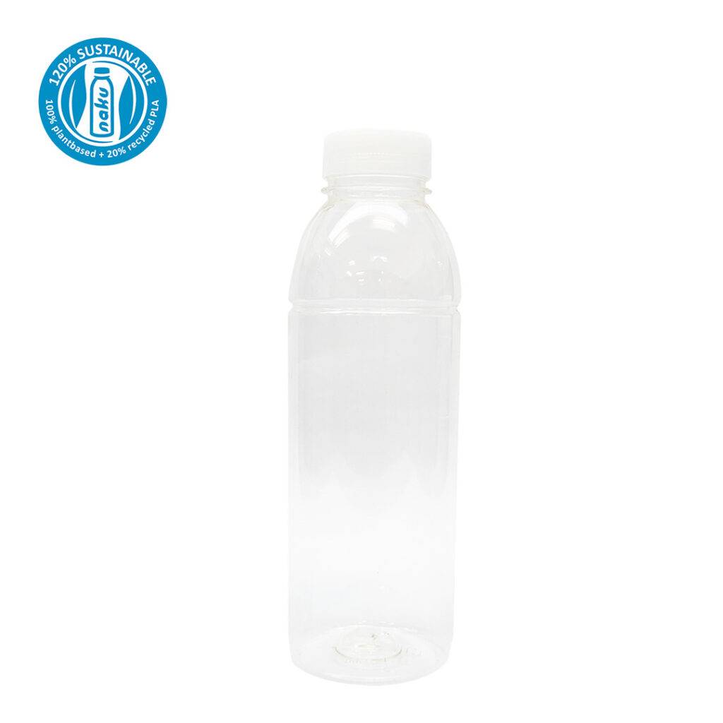 NaKu PLA/rPLA bottle made of bioplastic 500ml