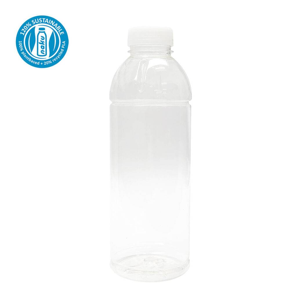 NaKu PLA/rPLA bottle made of bioplastic 750ml