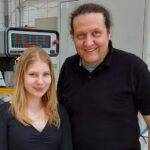 Lizzy und Johann Zimmermann bei der Biopolymer Tagung 2023 am IFA-Tulln