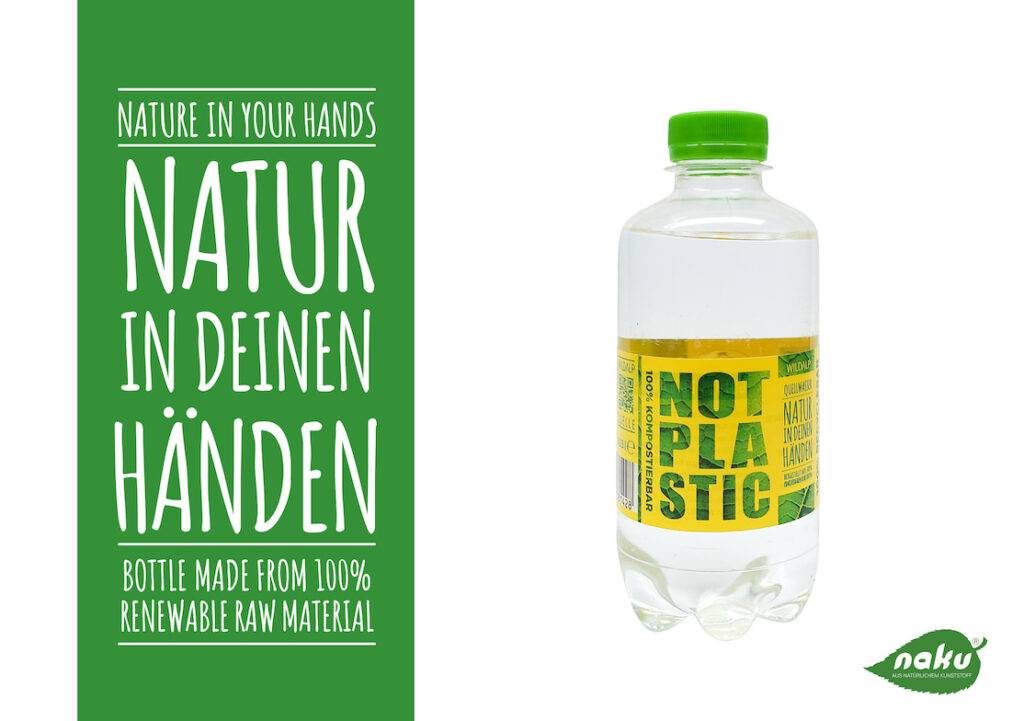 NOT PLASTIC WATER plastic-free drinking pleasure 330ml