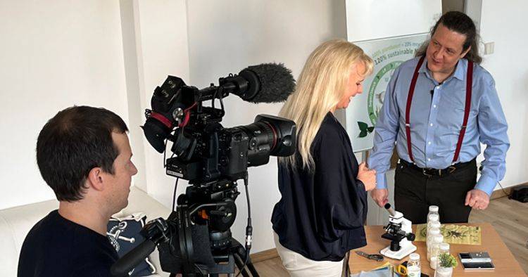 Drehtag ORF 2 Autofocus 2025 Nachhaltigkeit in der Mobilität Drehtag bei NaKu für das ORF 2 Automagazin Autofocus