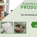 Herstellung der NaKu PLA/rPLA (Biokunststoff) Flasche: Vom Preform bis zur fertigen Flasche