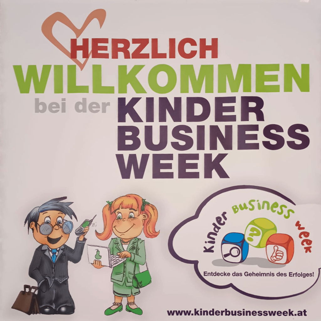 Kinder Business Week Poster Poster der Kinder Business Week