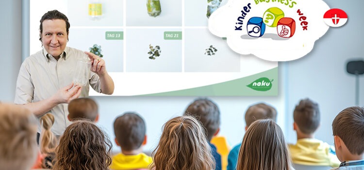 NaKu bei der Kinder Business Week 2025 Kinder Business Week – „Plastik aus Mais und Zucker – wie geht denn sowas?“