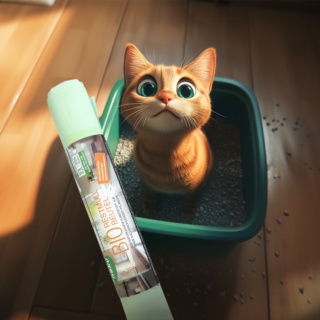 NaKu kleiner Restmüllbeutel - optimal für Tierstreu