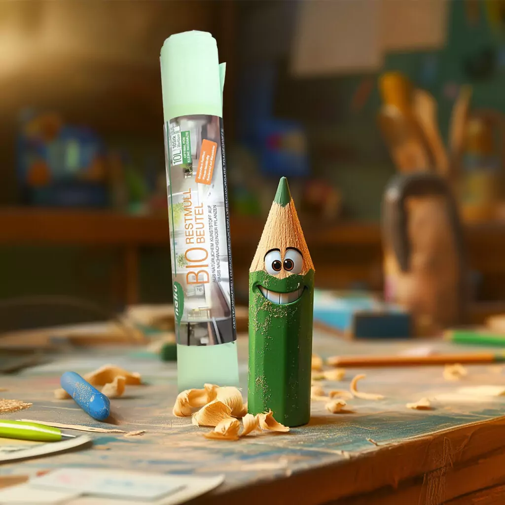 NaKu kleiner Restmüllbeutel - optimal für den Papierkorb