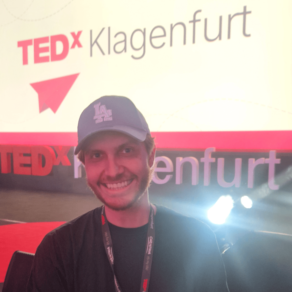 TEDx 2025 in Klagenfurt Johann Zimmermann jun. Johann Zimmermann jun. bei der TEDx Klagenfurt 2025