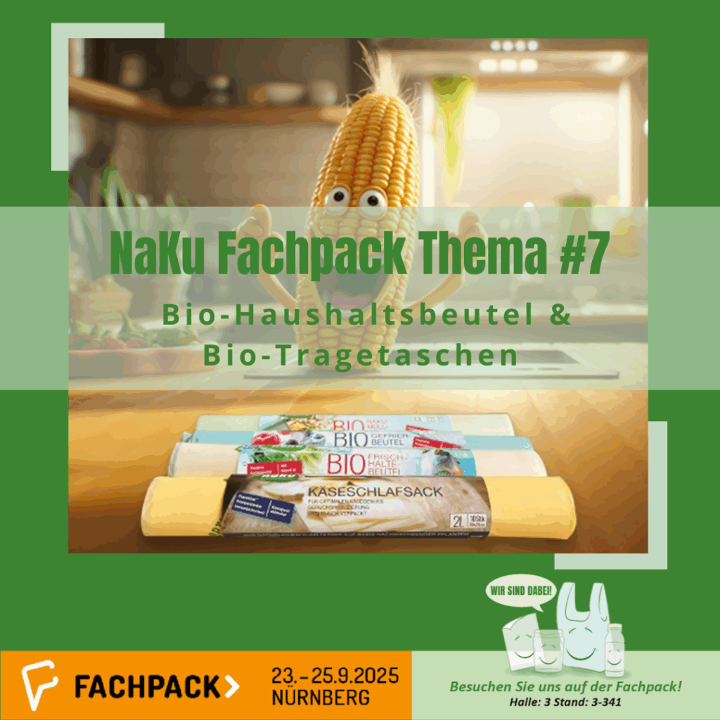 NaKu Fachpack 2025 Thema "Bio-Haushaltsbeutel und Bio-Tragetaschen" NaKu Fachpack 2025 Thema "Bio-Haushaltsbeutel und Bio-Tragetaschen"