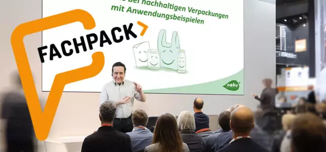 Johann Zimmermann NaKu Vortrag Fachpack 2025 - Markttrends bei nachhaltigen Verpackungen mit Anwendungsbeispielen