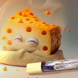 NaKu Käseschlafsack Käsebeutel basierend auf Maisstärke