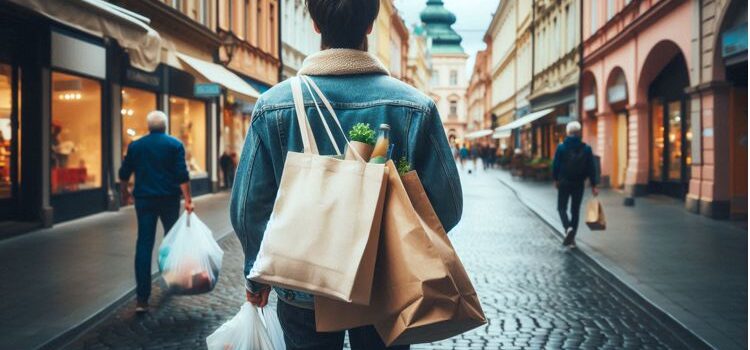Tragetaschen im Wandel Die Tragetaschenlandschaft ist vielfältig. Jedes Material bringt spezifische Eigenschaften mit sich – und nicht alle sind so umweltfreundlich, wie sie auf den ersten Blick erscheinen.