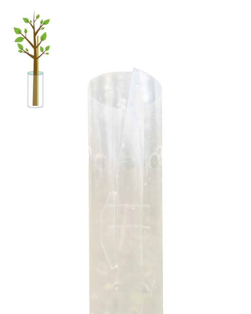 Baumschutzhülle Wuchsschutzhülle aus Biokunststoff Baumschutzhülle aus Biokunststoff