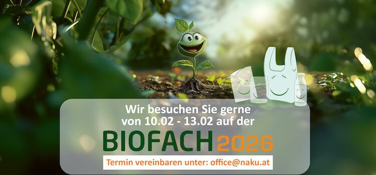 Treffen Sie NaKu auf der Biofach 2026 Wir freuen uns auf ein Treffen mit Ihnen auf der Biofach 2026 in Nürnberg