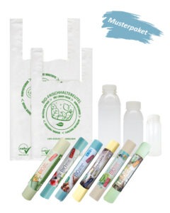 Das neue NaKu Musterpaket Produkte aus Biokunststoff